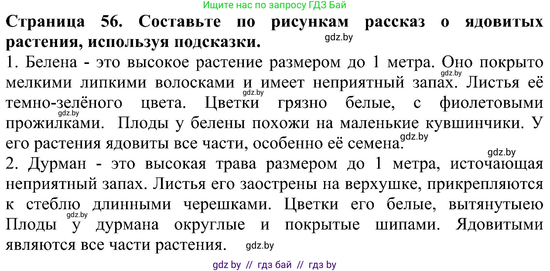 Решение номер 2 (страница 56) гдз по человек и миру 2 класс Трафимова, Трафимов, учебник