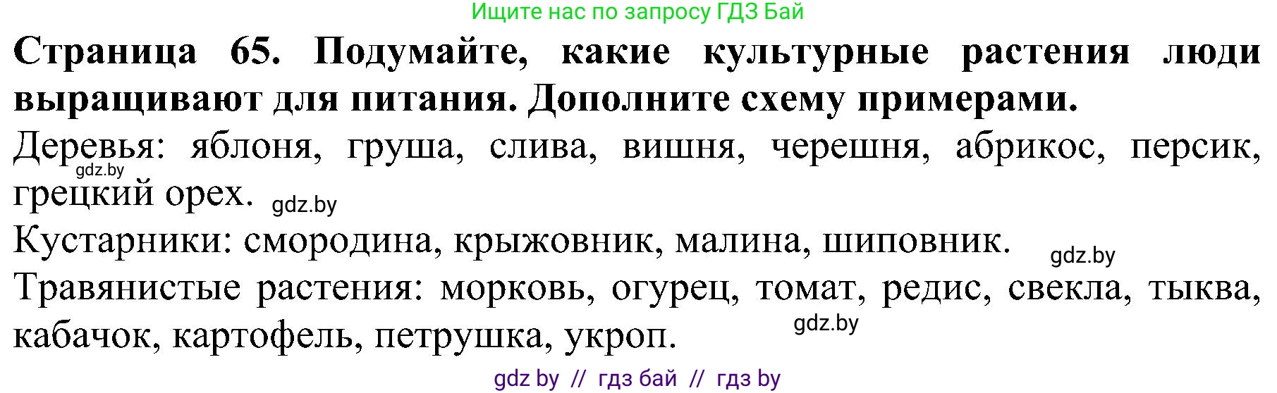 Решение номер 2 (страница 65) гдз по человек и миру 2 класс Трафимова, Трафимов, учебник