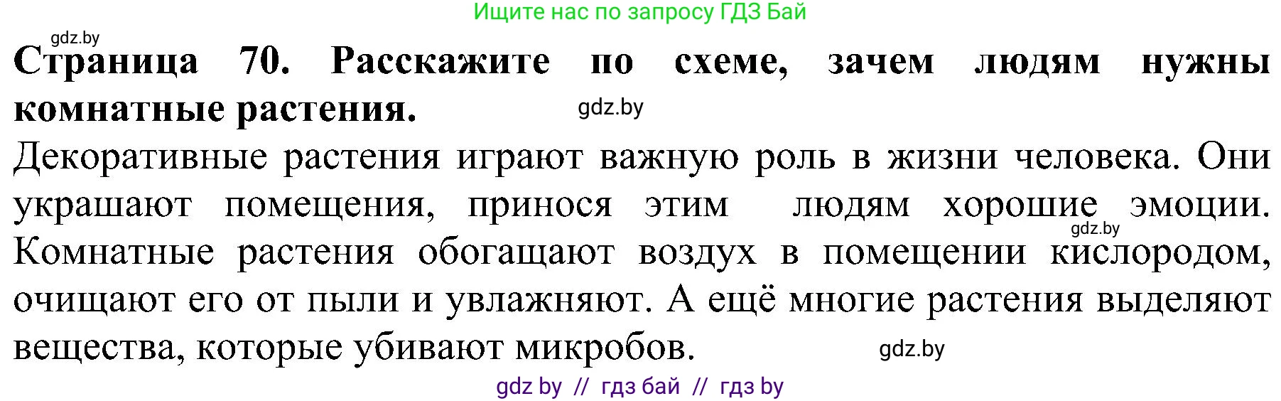 Решение номер 3 (страница 70) гдз по человек и миру 2 класс Трафимова, Трафимов, учебник