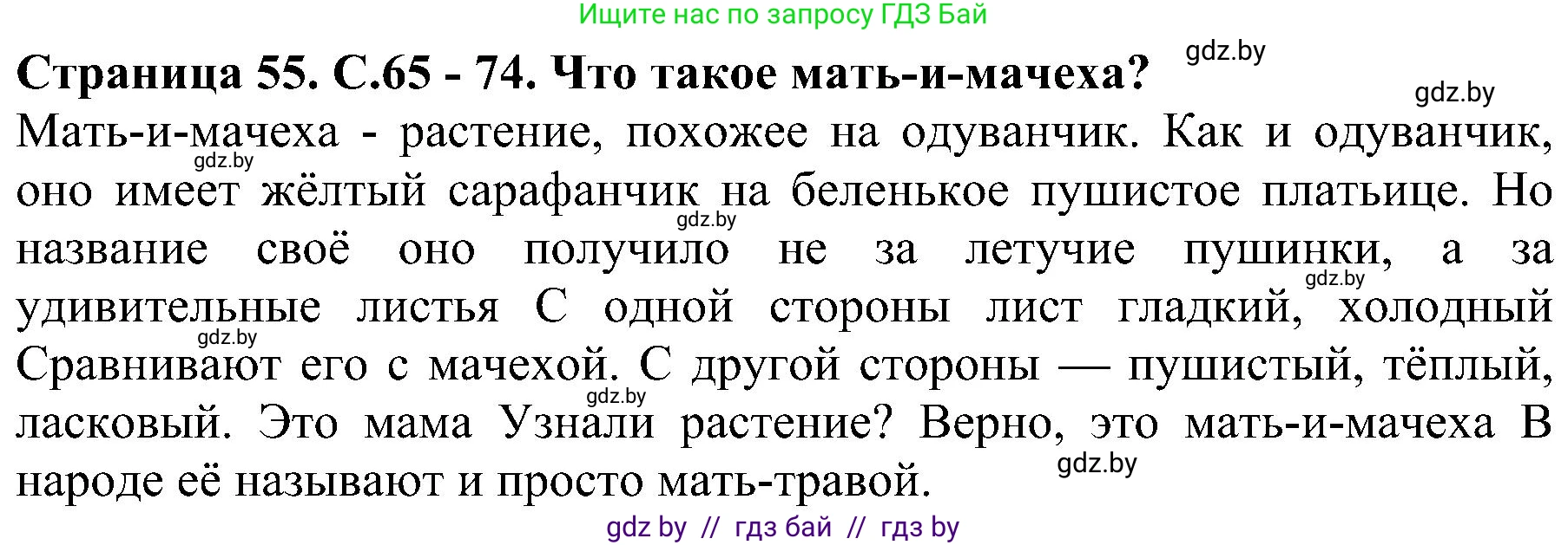 Решение номер 3 (страница 55) гдз по человек и миру 2 класс Трафимова, Трафимов, учебник