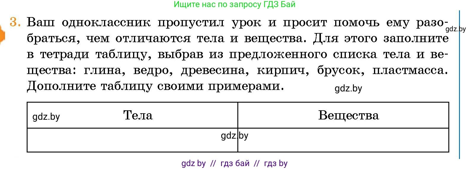 Условие номер 3 (страница 9) гдз по человек и миру 5 класс Лопух, Сарычева, учебник