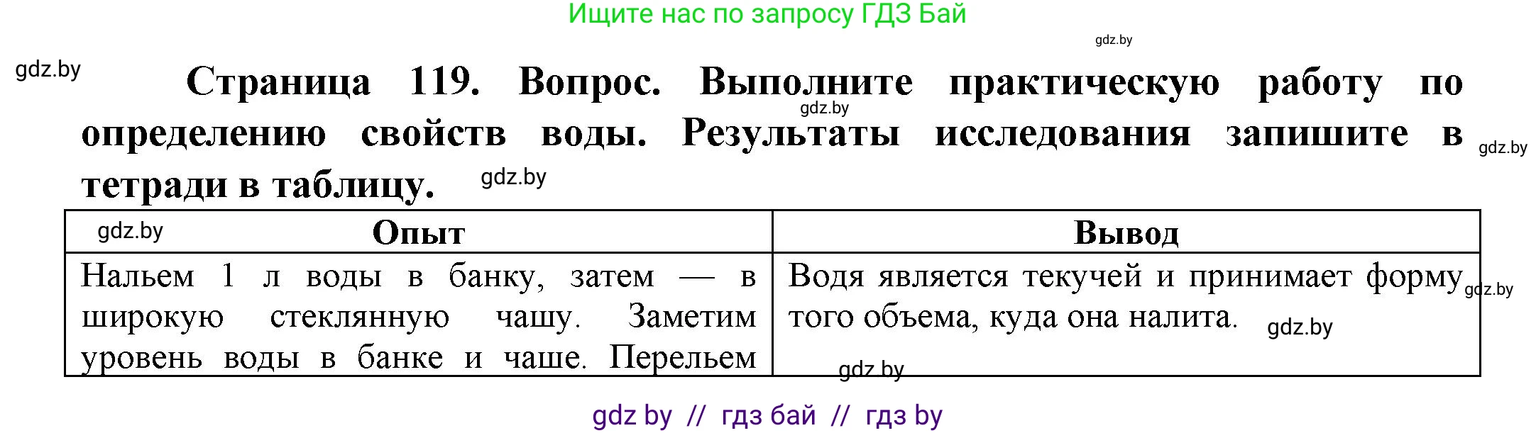 Решение  От теории к практике (страница 119) гдз по человек и миру 5 класс Лопух, Сарычева, учебник