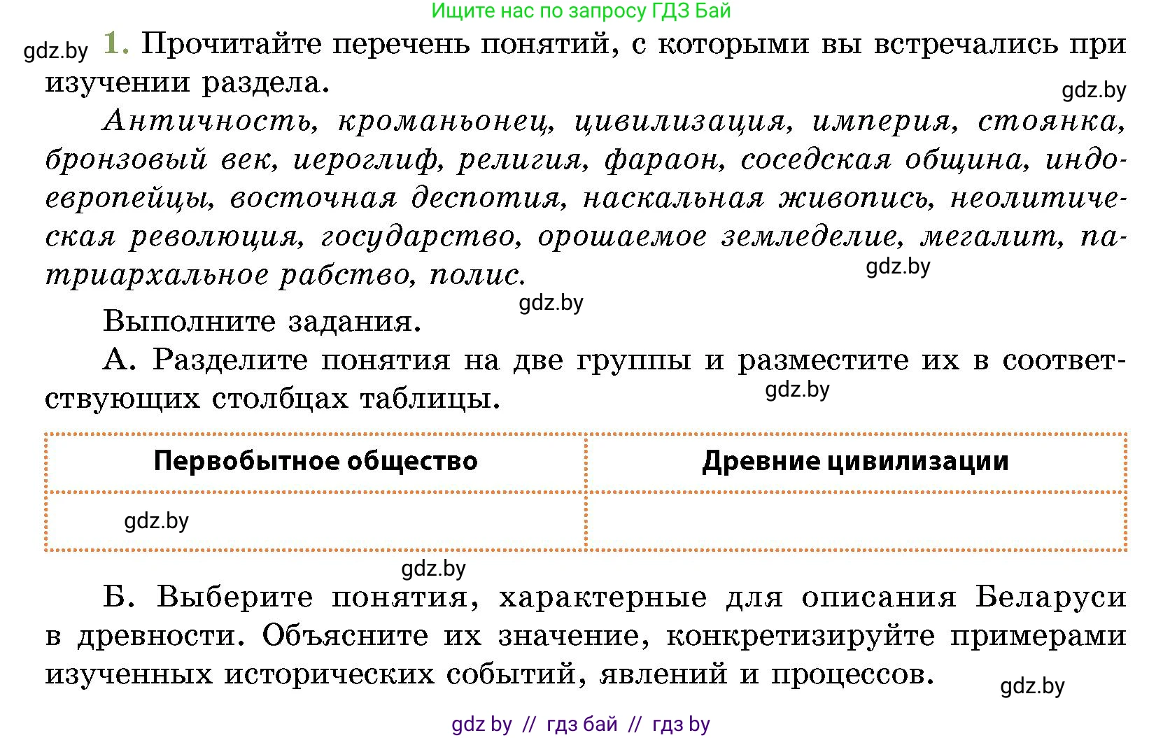 Условие номер 1 (страница 72) гдз по истории Беларуси 10 класс Кохановский, Кошелев, учебник