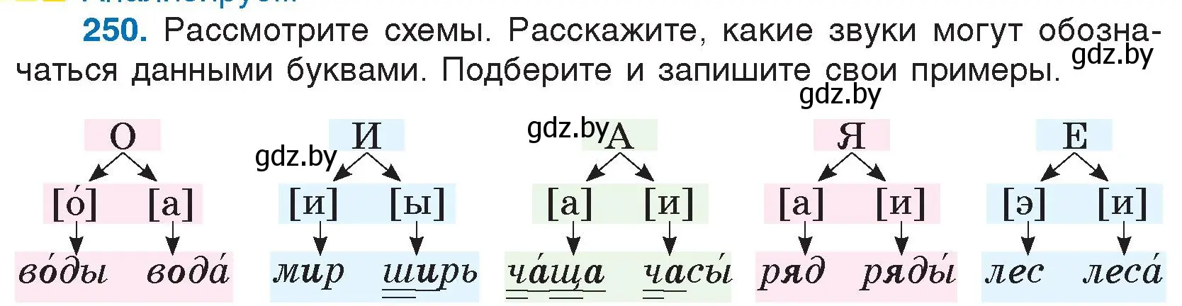 Условие номер 250 (страница 129) гдз по русскому языку 5 класс Мурина, Игнатович, учебник 1 часть