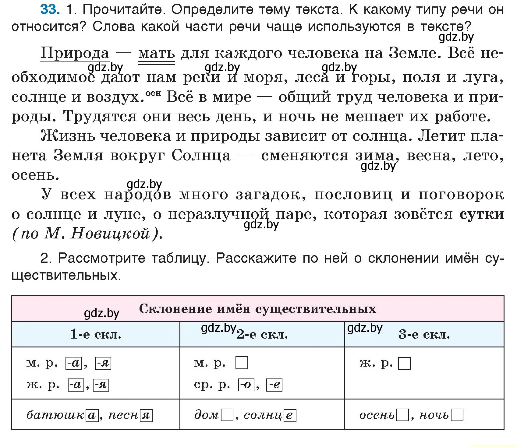 Условие номер 33 (страница 21) гдз по русскому языку 5 класс Мурина, Игнатович, учебник 1 часть