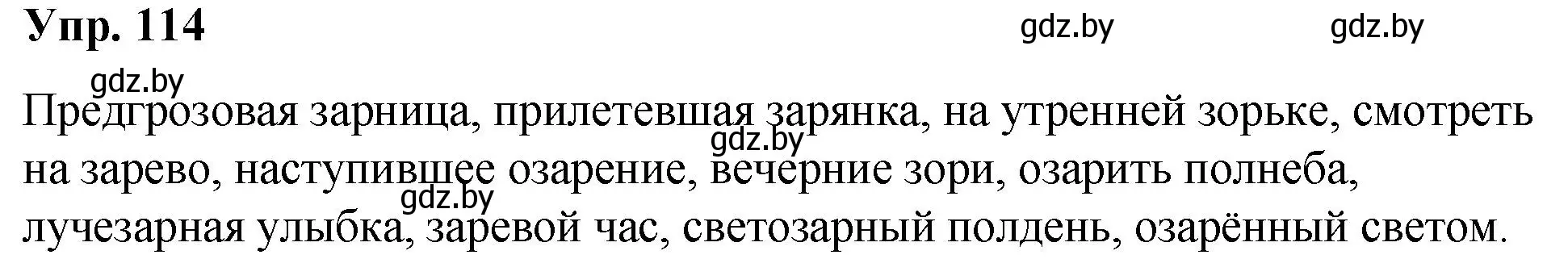 Решение номер 114 (страница 66) гдз по русскому языку 5 класс Мурина, Игнатович, учебник 2 часть