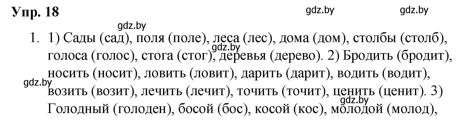 Решение номер 18 (страница 13) гдз по русскому языку 5 класс Мурина, Игнатович, учебник 2 часть