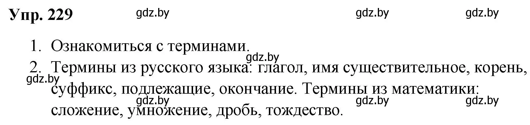 Решение номер 229 (страница 116) гдз по русскому языку 5 класс Мурина, Игнатович, учебник 2 часть