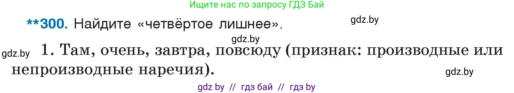 Условие номер 300 (страница 147) гдз по русскому языку 7 класс Волынец, Литвинко, учебник