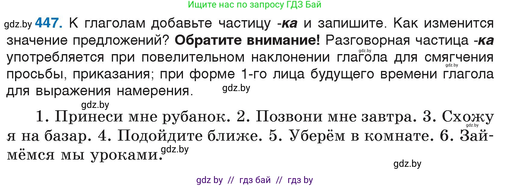 Условие номер 447 (страница 217) гдз по русскому языку 7 класс Волынец, Литвинко, учебник