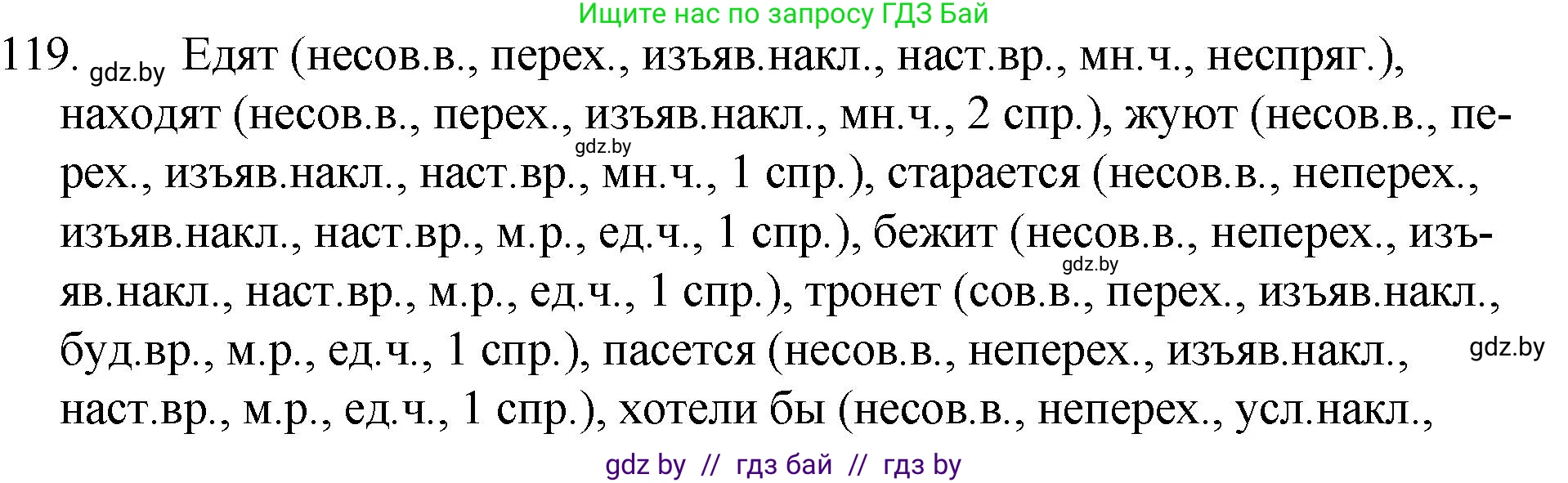 Решение номер 119 (страница 61) гдз по русскому языку 7 класс Волынец, Литвинко, учебник