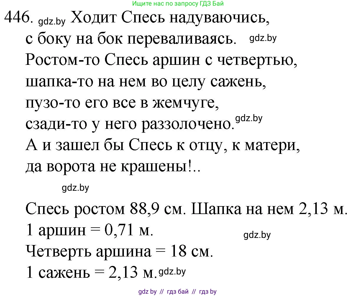 Решение номер 446 (страница 216) гдз по русскому языку 7 класс Волынец, Литвинко, учебник
