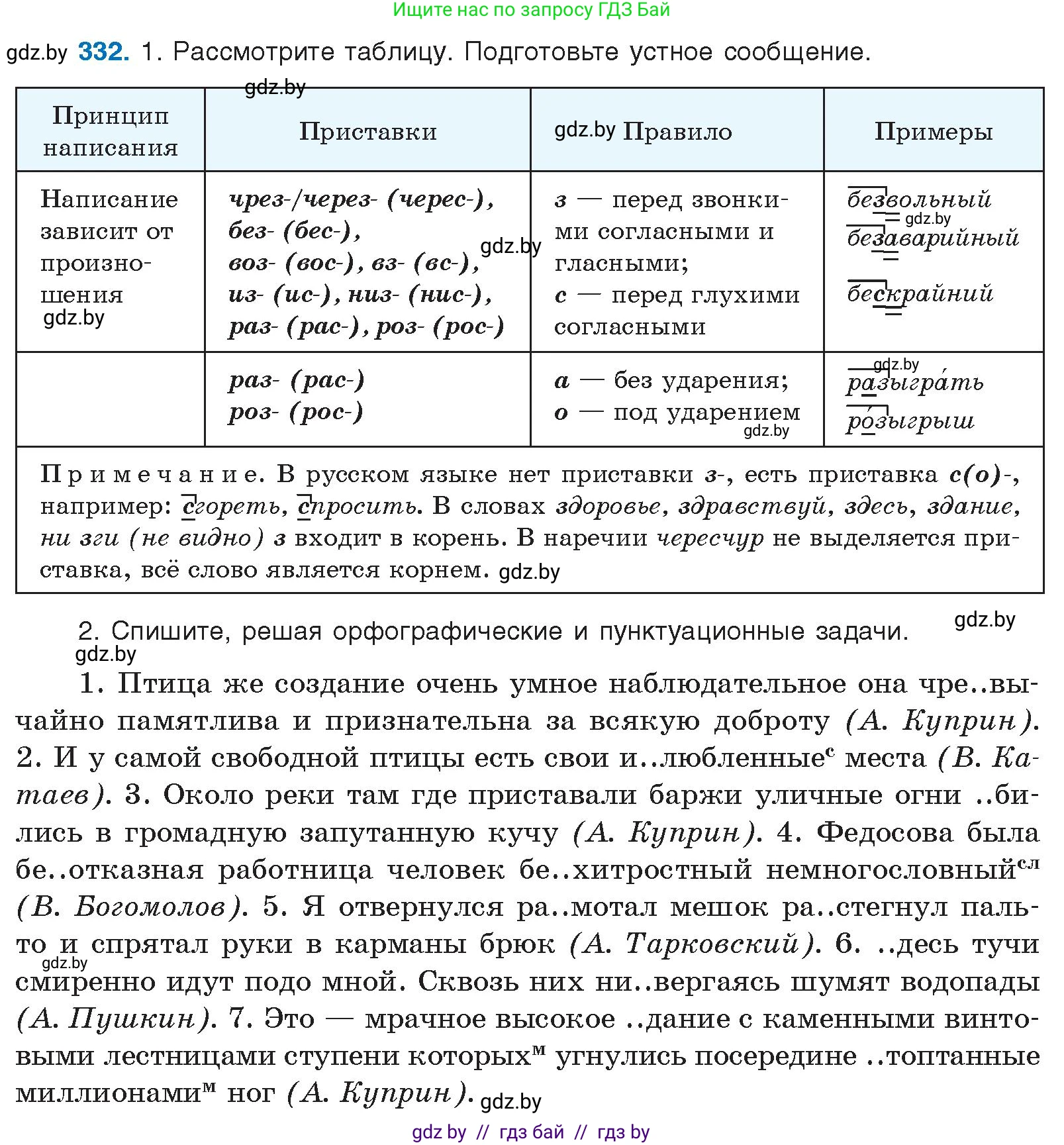 Условие номер 332 (страница 176) гдз по русскому языку 10 класс Леонович, Волынец, учебник