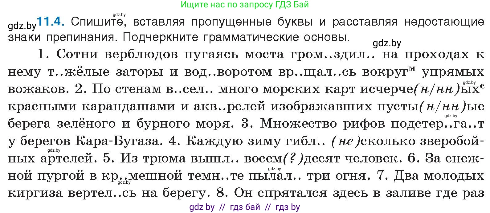 Условие номер 11.4 (страница 65) гдз по русскому языку 11 класс Долбик, Литвинко, учебник